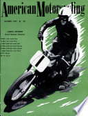 Vintage Oct 1959 AMERICAN MOTORCYCLING Magazine Carroll Resweber Jawa AMA L3803 